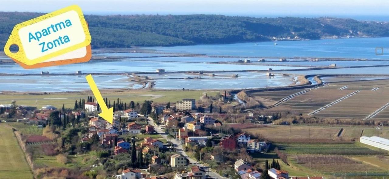 Apartma Zonta Sečovlje Esterno foto